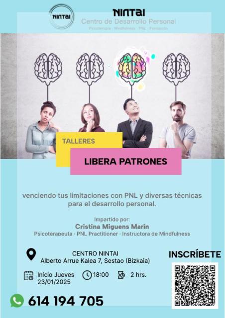 Cartel del Taller Libera Patrones